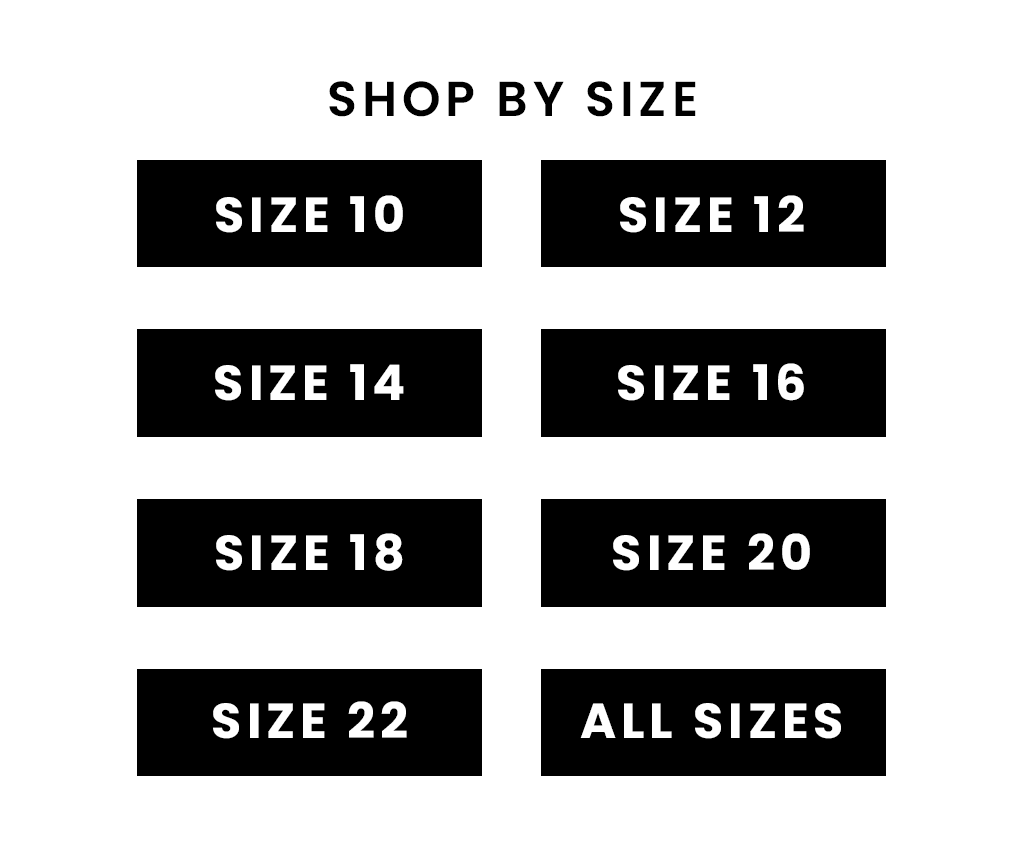 Shop by size filters
