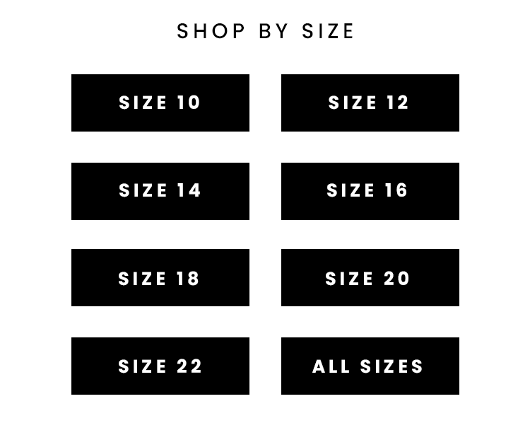 Shop by size filters