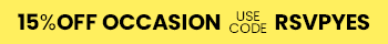 15% Off Selected Occasion Wear