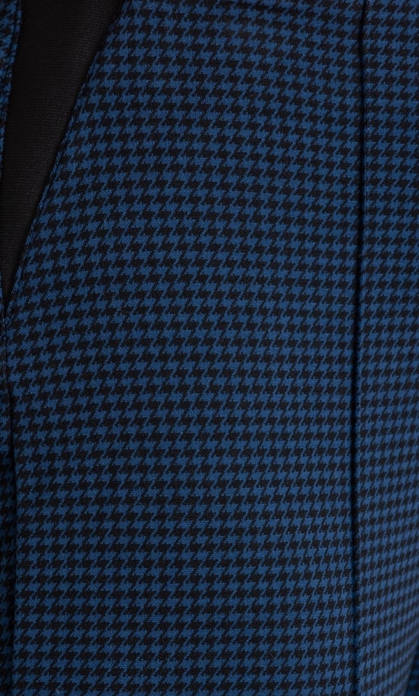 Anna Rose Houndstooth Slim Leg Trousers