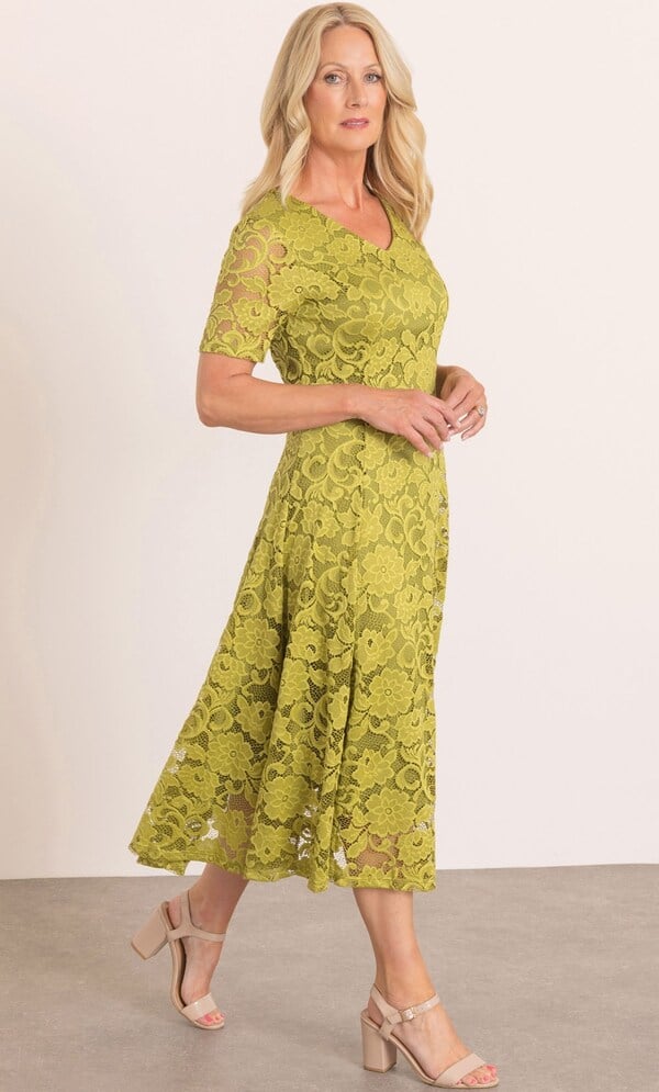 Anna Rose Stretch Lace Dress