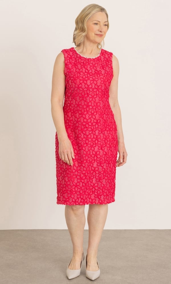 Anna Rose Embellished Lace Shift Dress