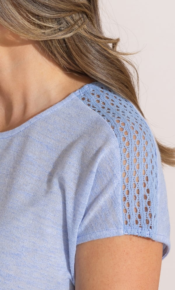 Light Knitted Short Sleeve T-Shirt