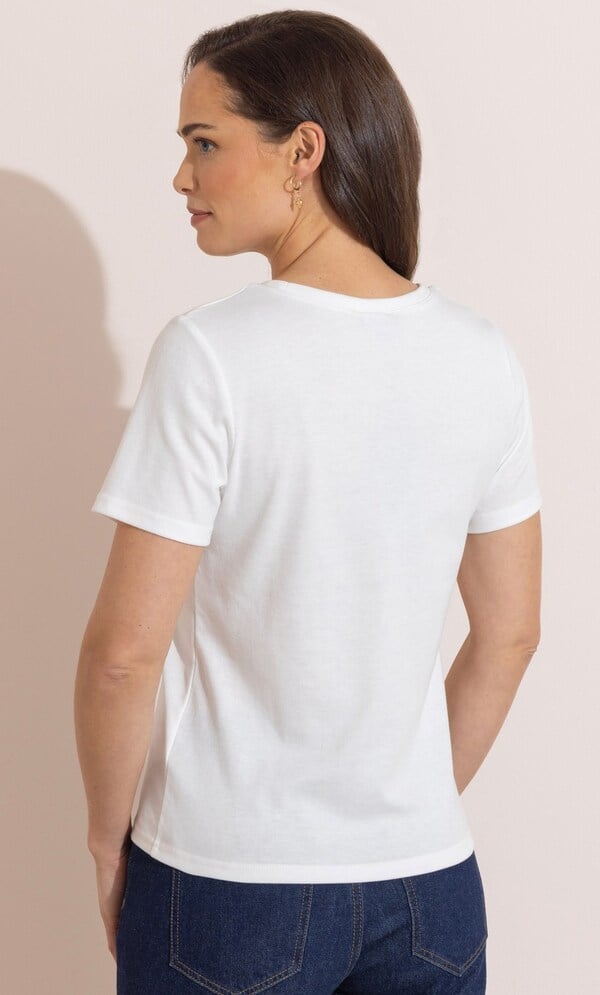 Embellished Short Sleeve T-Shirt