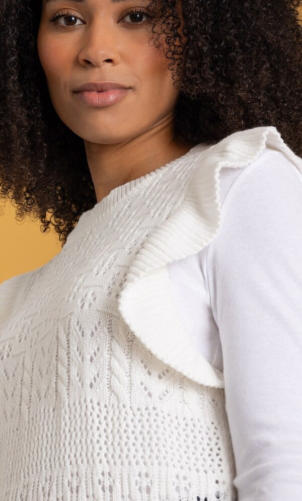 Knitted Cotton Tank Top
