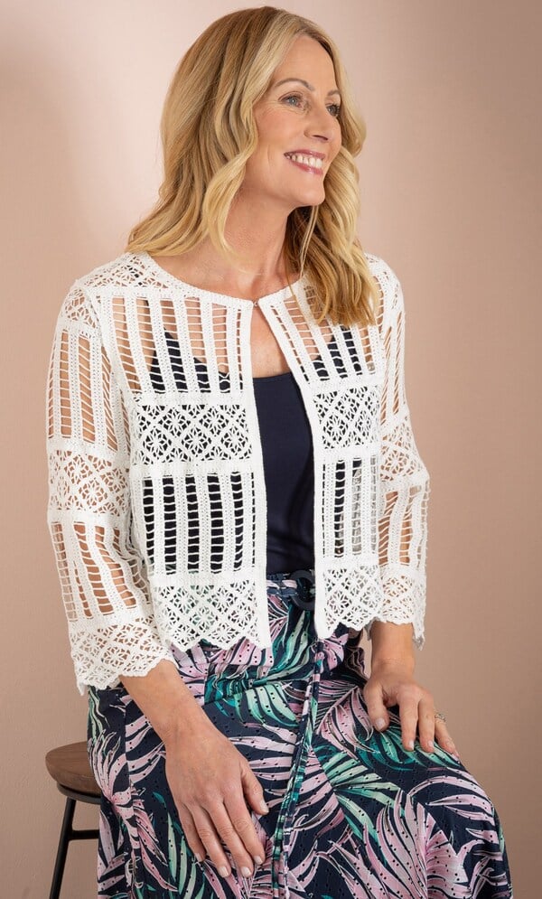 Anna Rose Crochet Cardigan