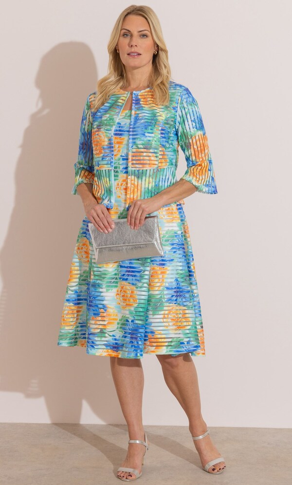 Anna Rose Striped Peplum Jacket