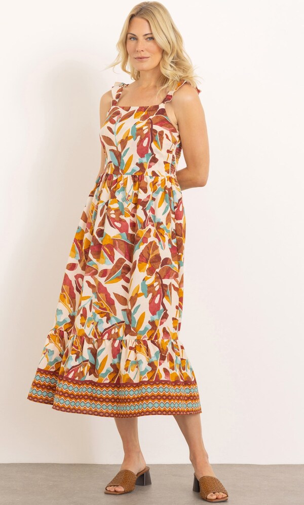 Sleeveless Printed Midaxi Dress