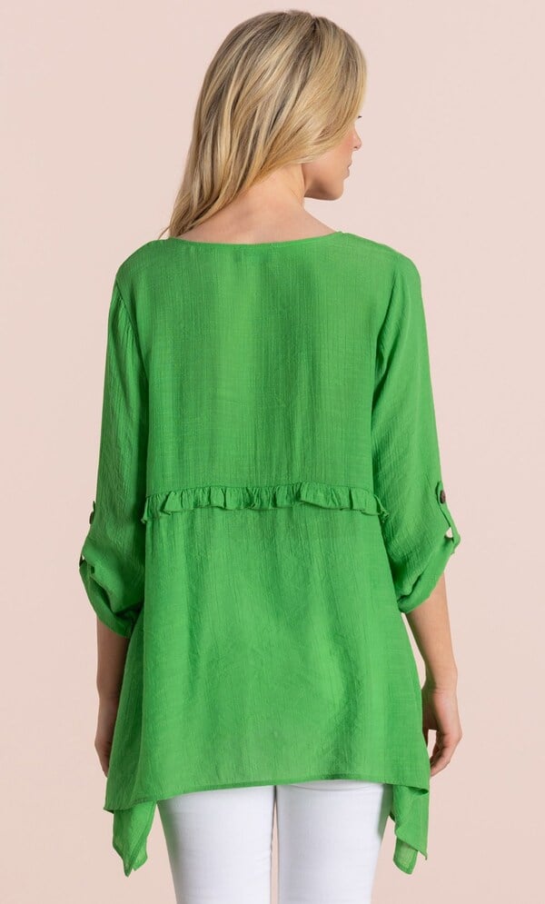 Dipped Hem Tunic Top