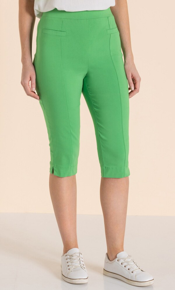 Pull On Cropped Trousers