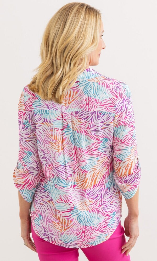 Anna Rose Printed Blouse