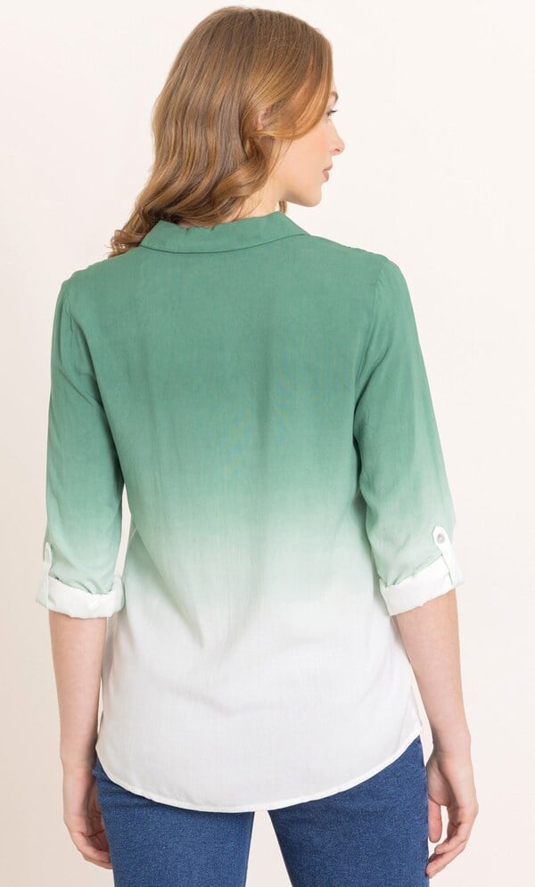 Embellished Dip Dye Shirt