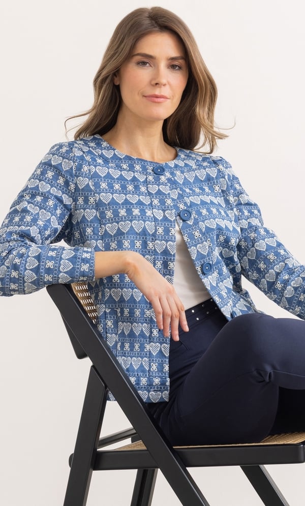 Embroidered Cotton Jacket