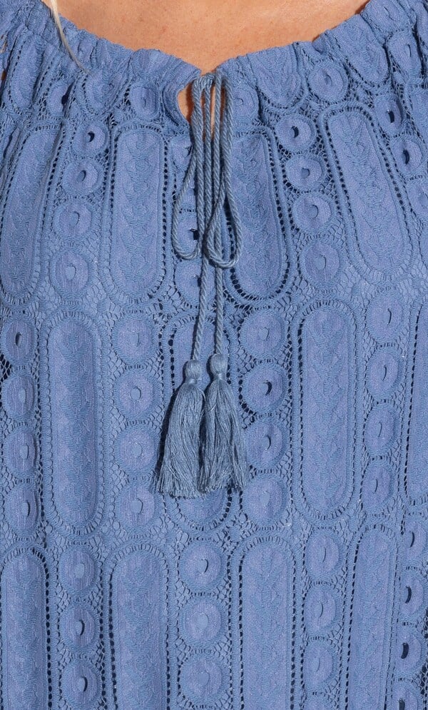 Short Sleeve Lace Top