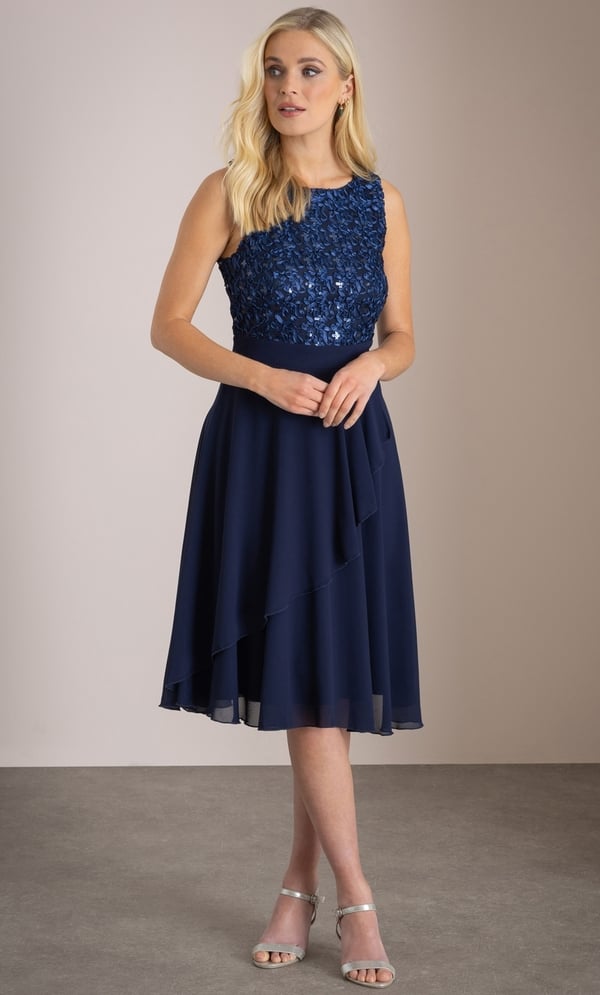 Embellished Sleeveless Dress