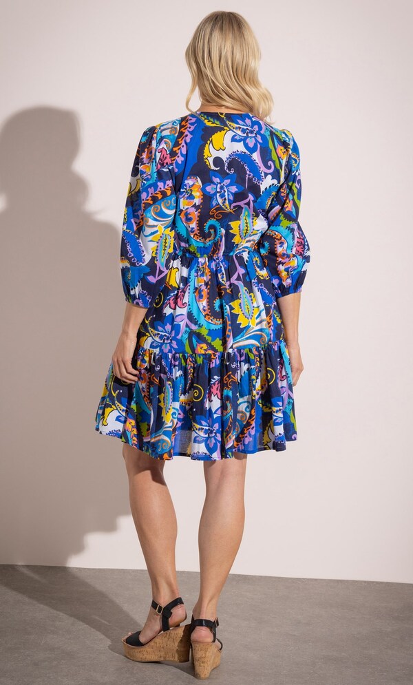 Bold Printed Cotton Dress