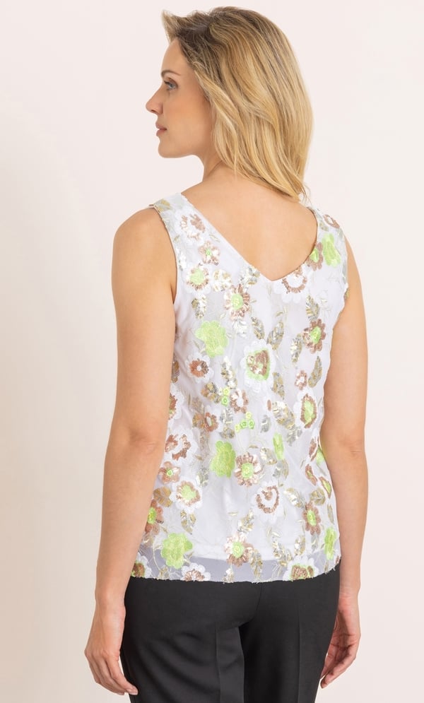 Embellished Sleeveless Top