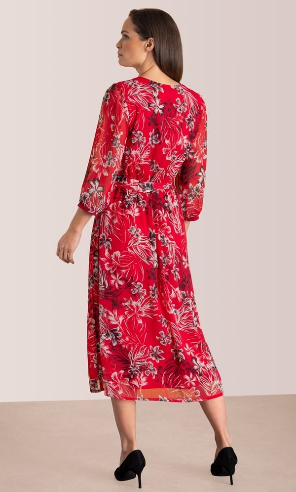 Floral Printed Midi Dress
