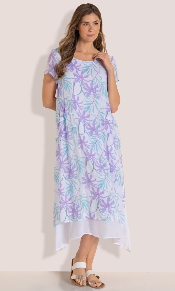 Printed Layered Dress