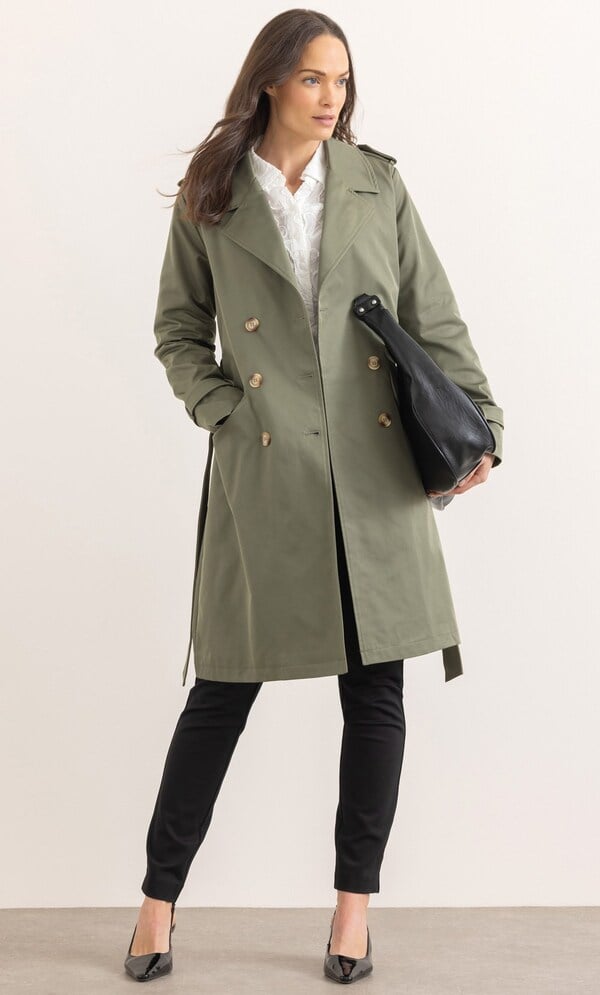 Double Breasted Trench Coat
