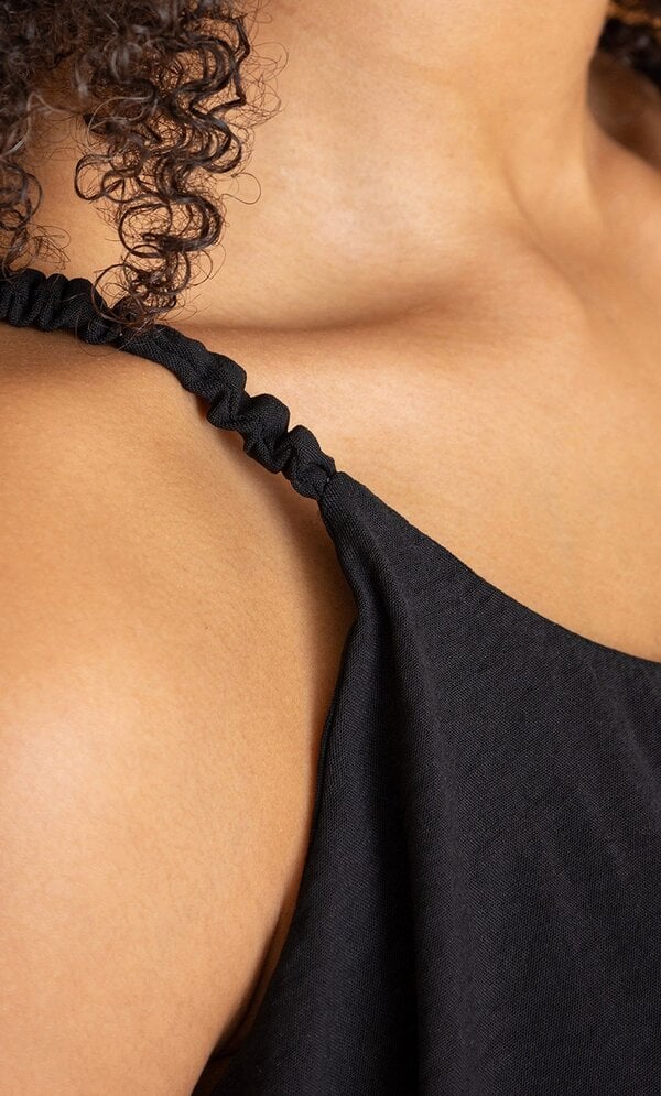 Spaghetti Strap Textured Dress