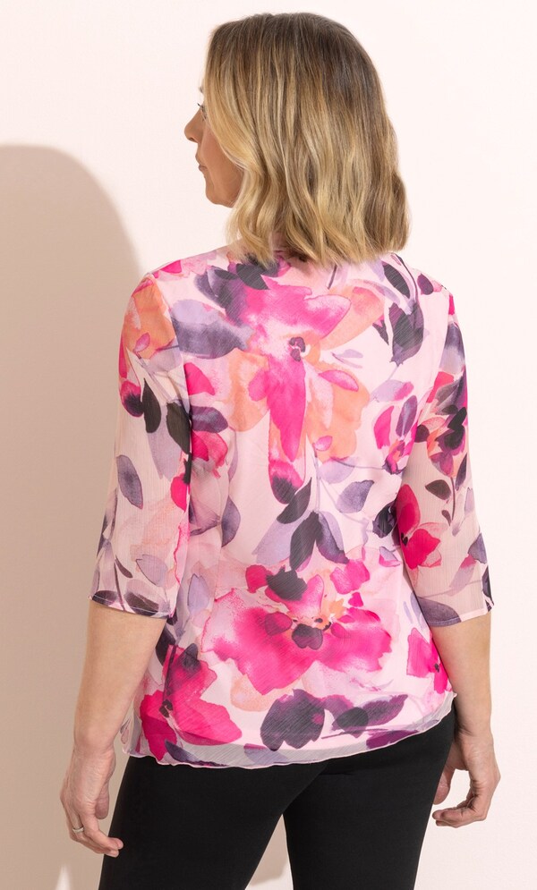 Anna Rose Ruffle Floral Top