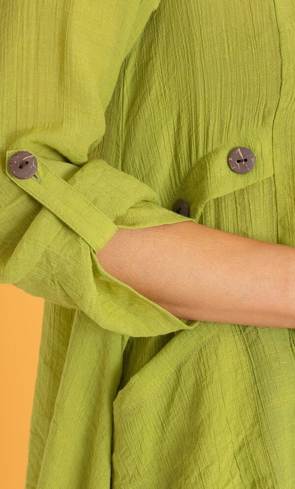 Dip Hem Pocket Tunic Top