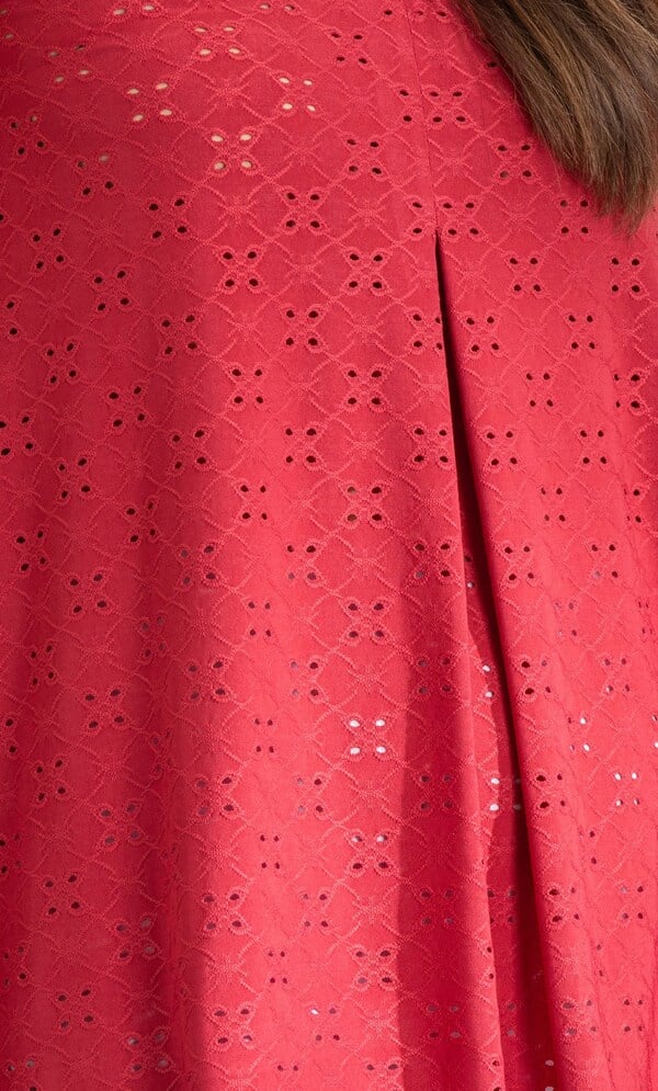 Eyelet Cut Sleeveless Top