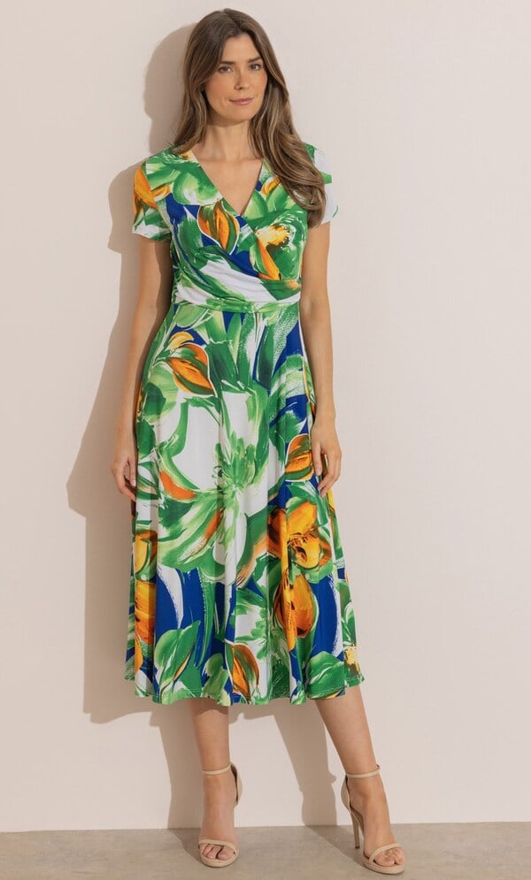 Floral Printed Midi Dress