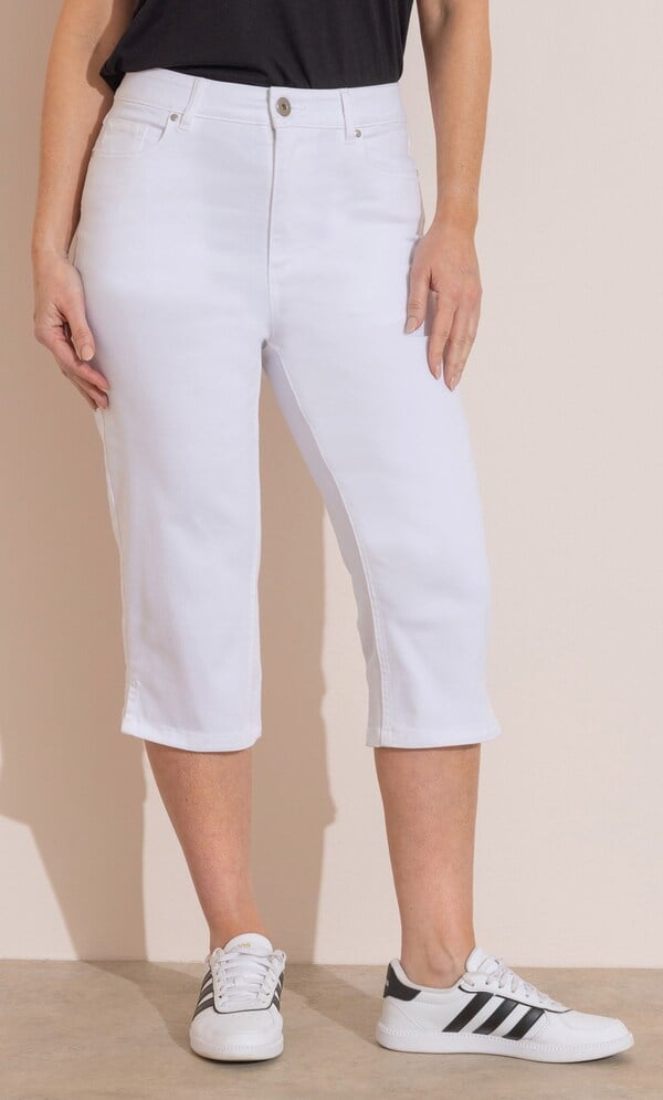 Cropped Stretch Jeans