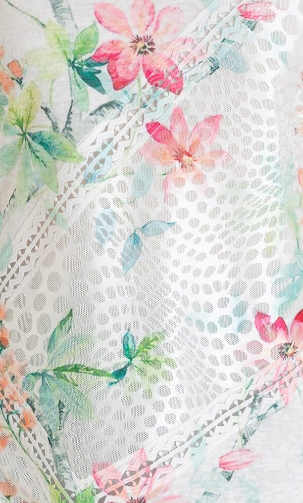Anna Rose Asymmetric Patchwork Tunic Top