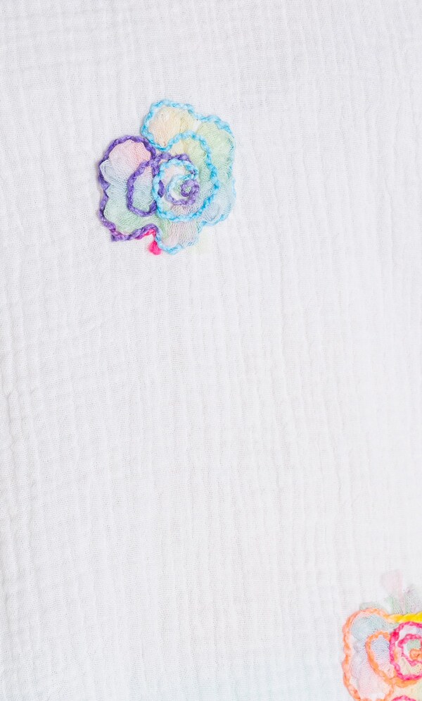 Anna Rose Embroidered Cotton Top