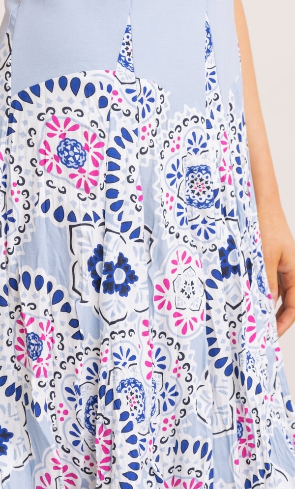 Printed Parachute Dress