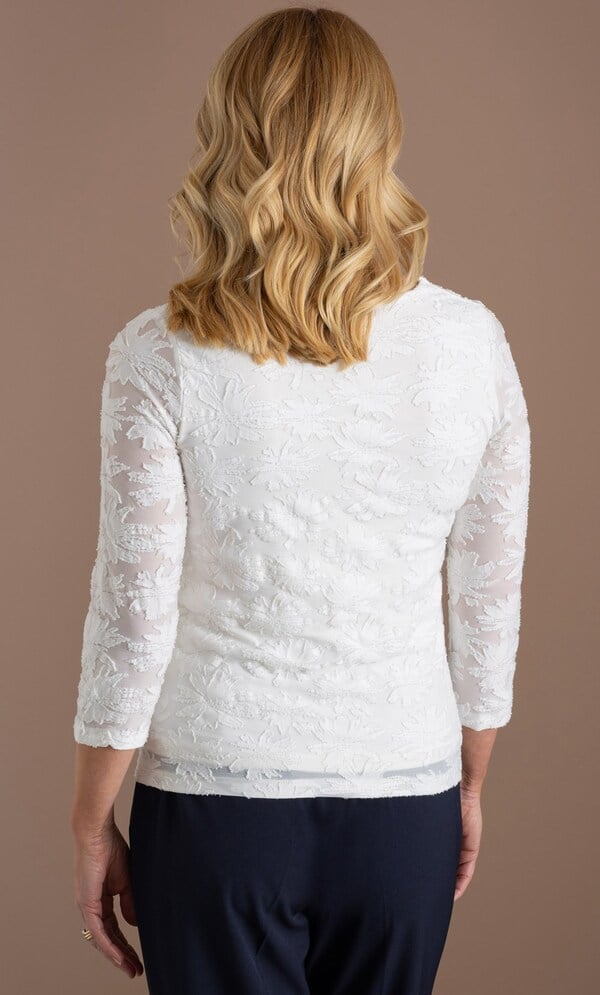 Anna Rose Jacquard Top