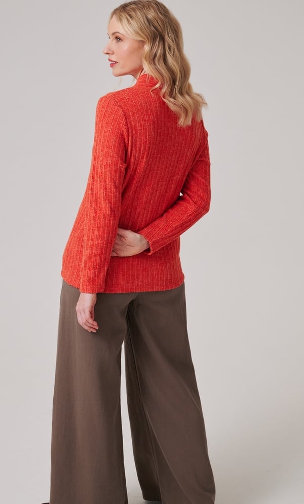 Brushed Rib Knit Top