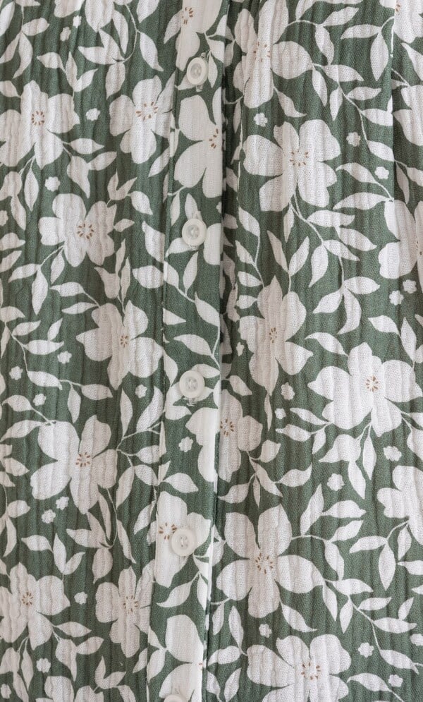 Floral Printed Cotton Blouse