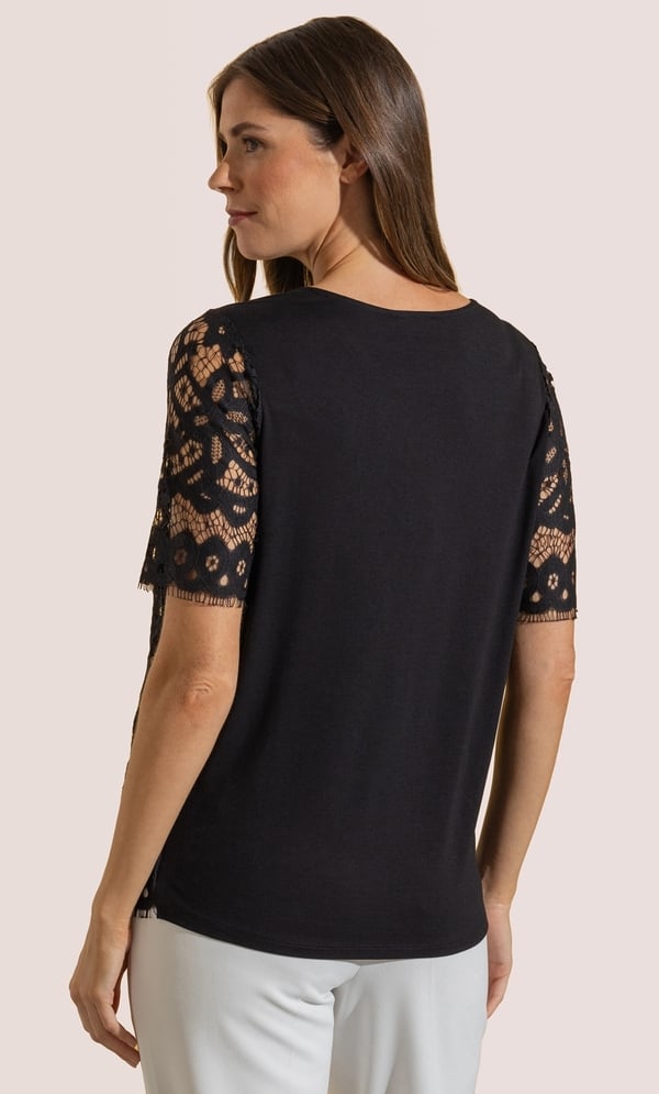 Short Sleeve Lace Top