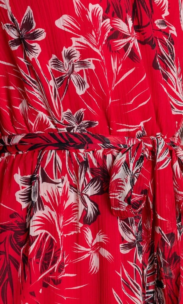Floral Printed Midi Dress