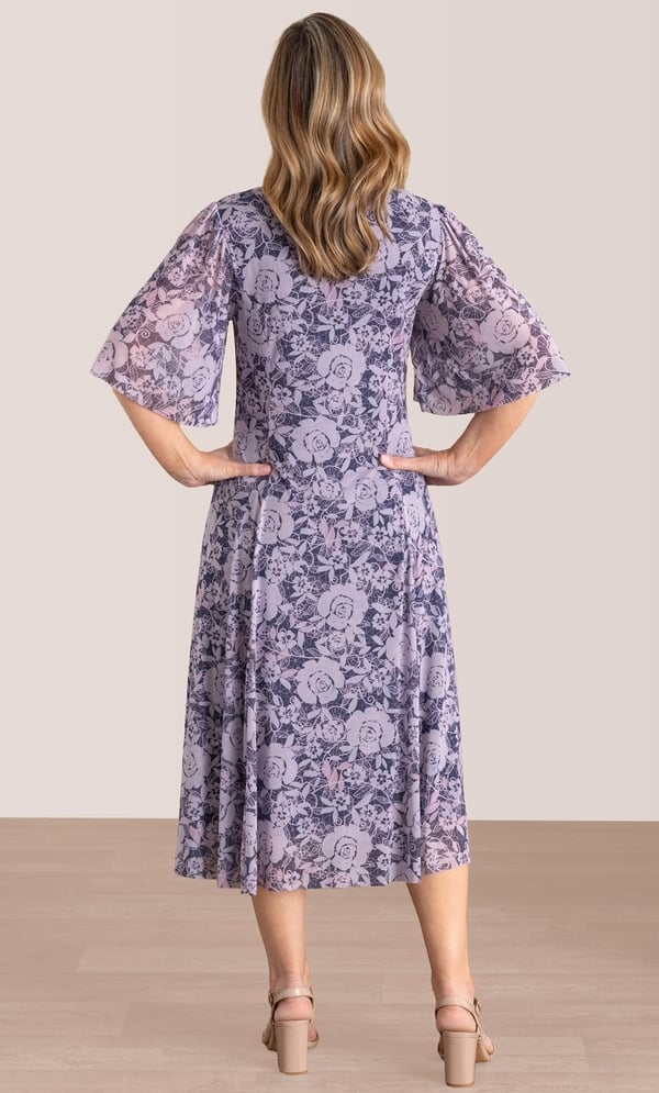 mesh plus size dresses Unique Vintage Plus Size Ombre Sunset Cupcake Swing Dress