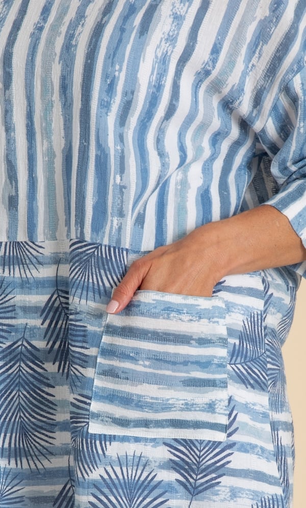 Printed Oversized Tunic Top