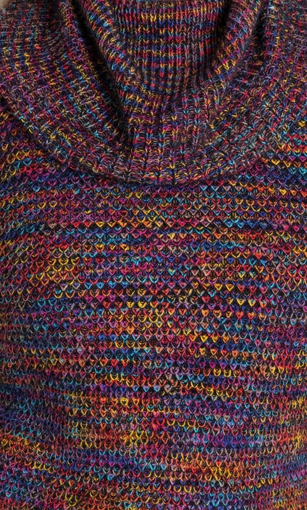 Anna Rose Rainbow Cowl Neck Jumper