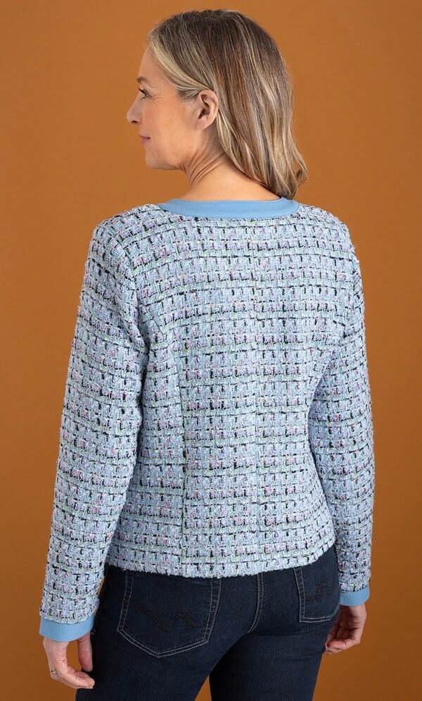 Anna Rose Shimmer Boucle Jacket