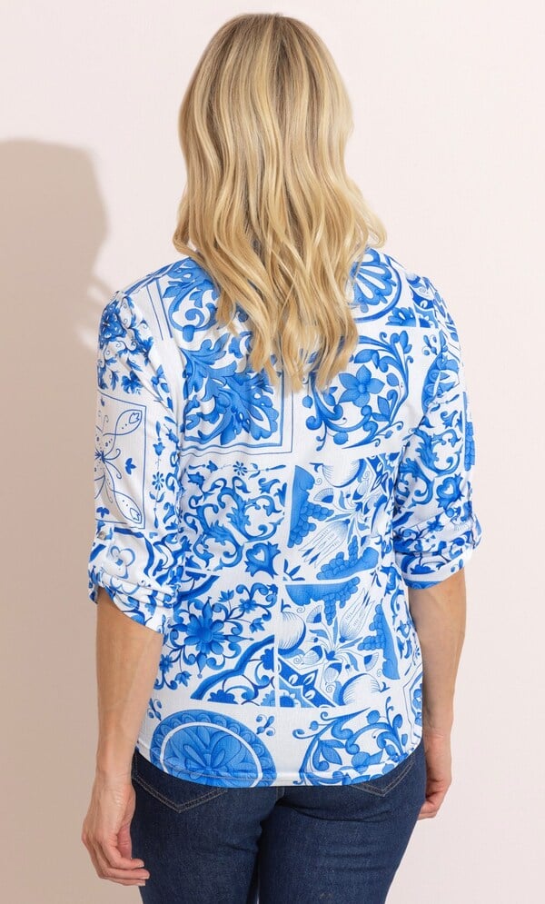 Anna Rose Floral Print Top