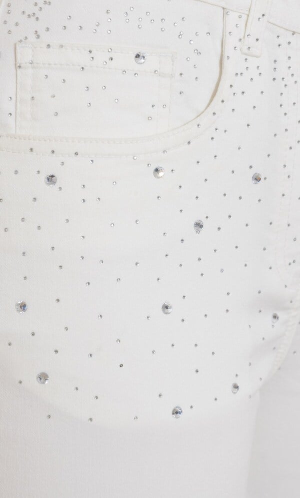 Embellished Kick Flare Jeans