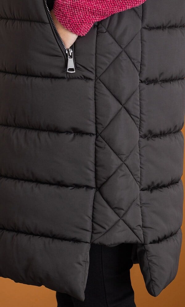 Long Padded Gilet