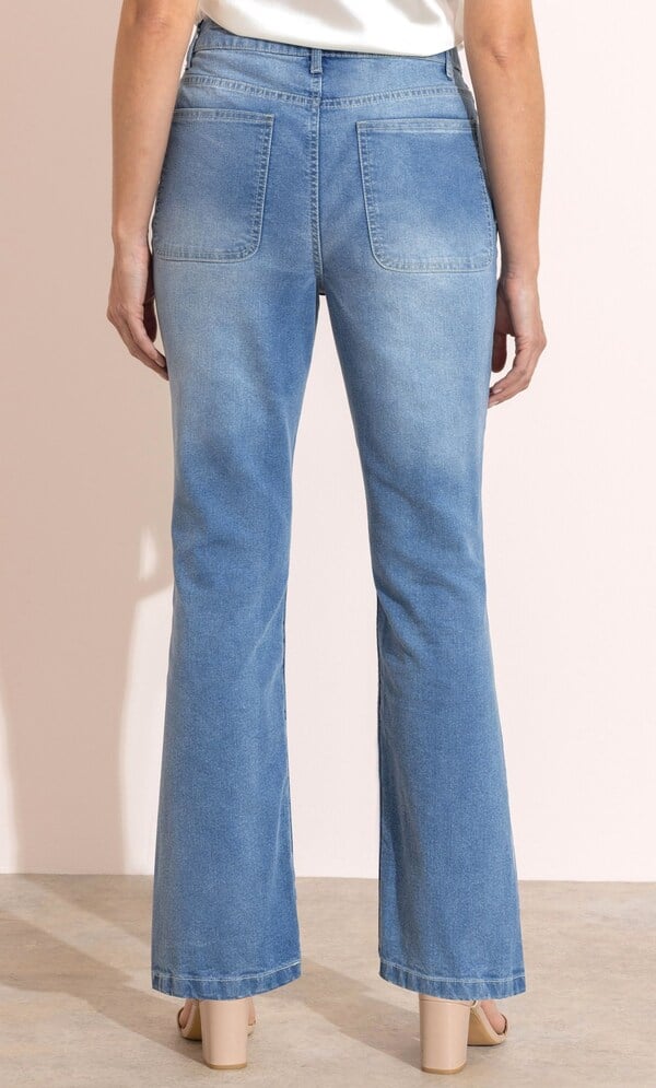 Embellished Kick Flare Jeans
