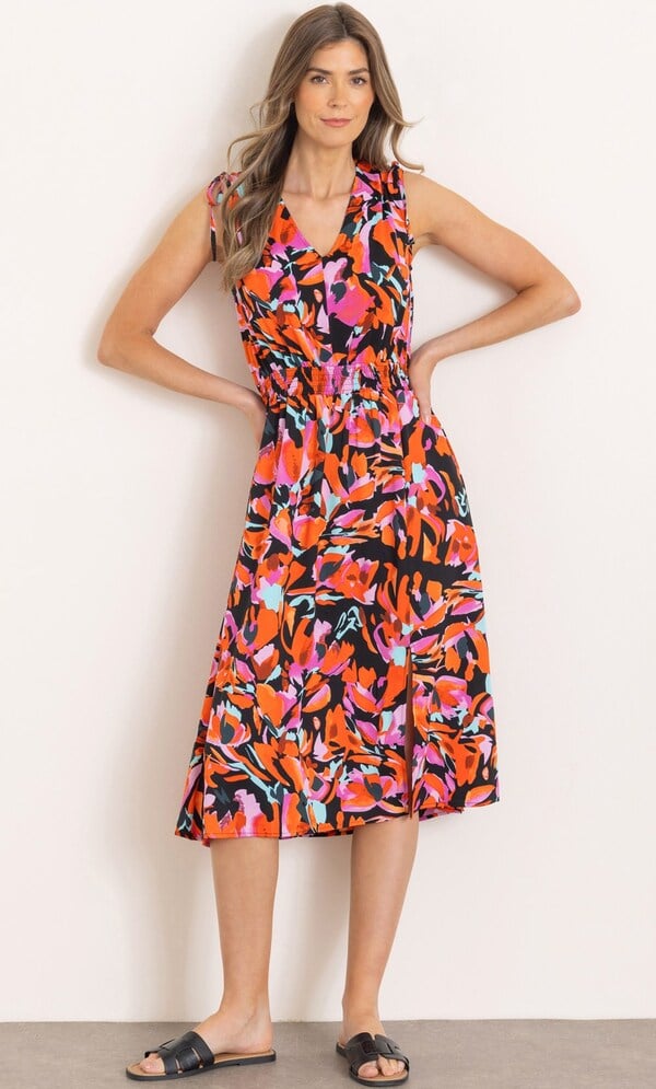 Printed Sleeveless Dress