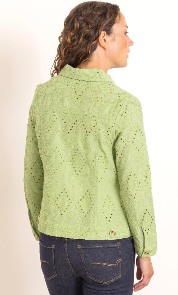 Anna Rose Embroidered Cotton Jacket