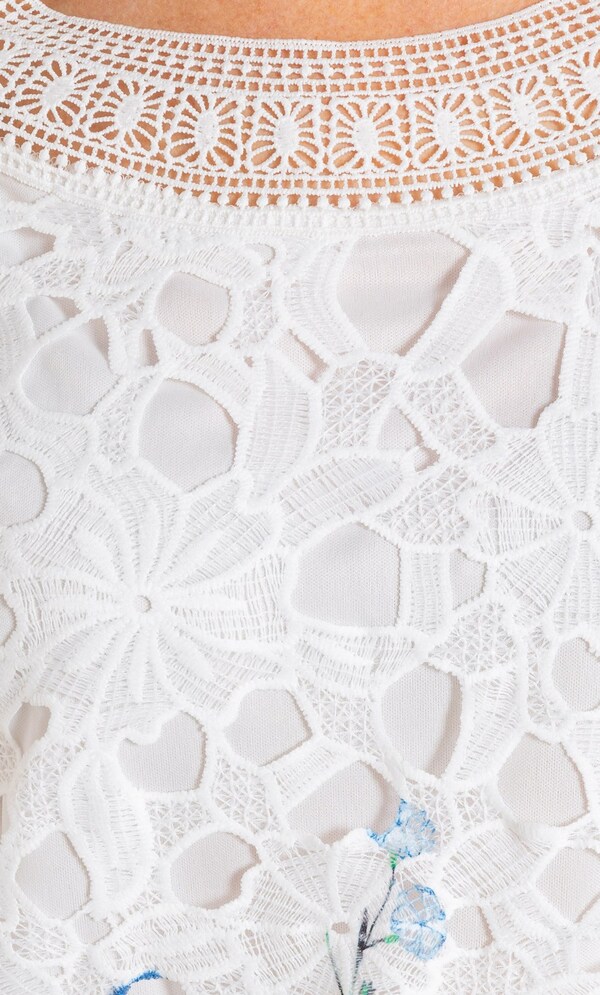 Anna Rose Printed Lace Top