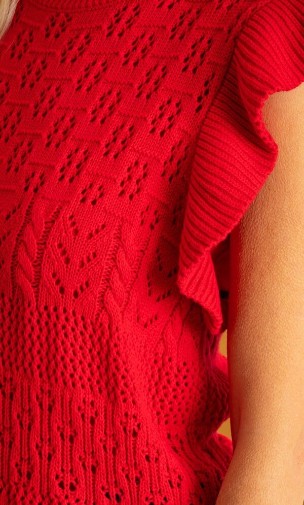 Knitted Cotton Tank Top